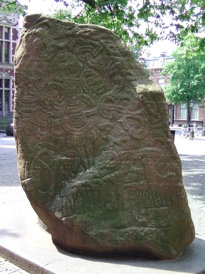 The main figure on the Jelling runestone