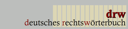 Logo Deutsches Rechtswörterbuch
