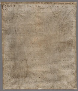 HLS MS 172, Sherriff's Magna Carta, around 1327